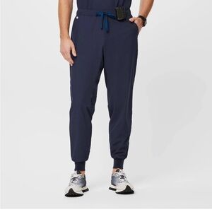Figs Tansen FREEx Lined Jogger Scrub Pants Navy Size Medium